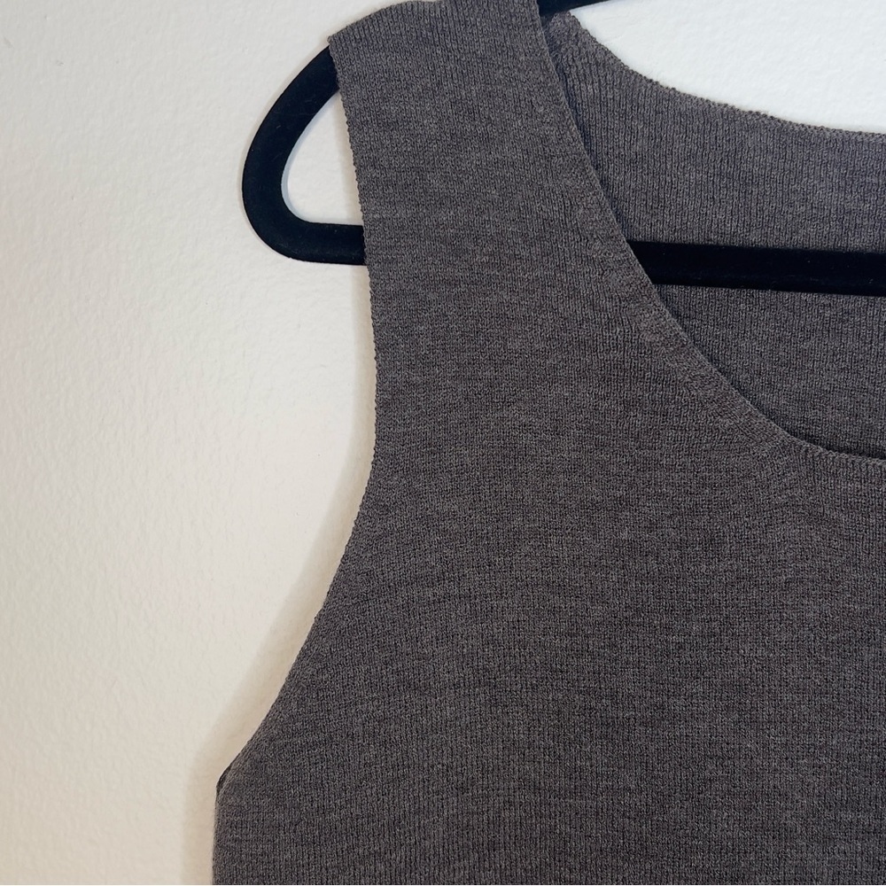 EILEEN FISHER Women’s Small Brown Sweater Tank - Picture 4 of 9